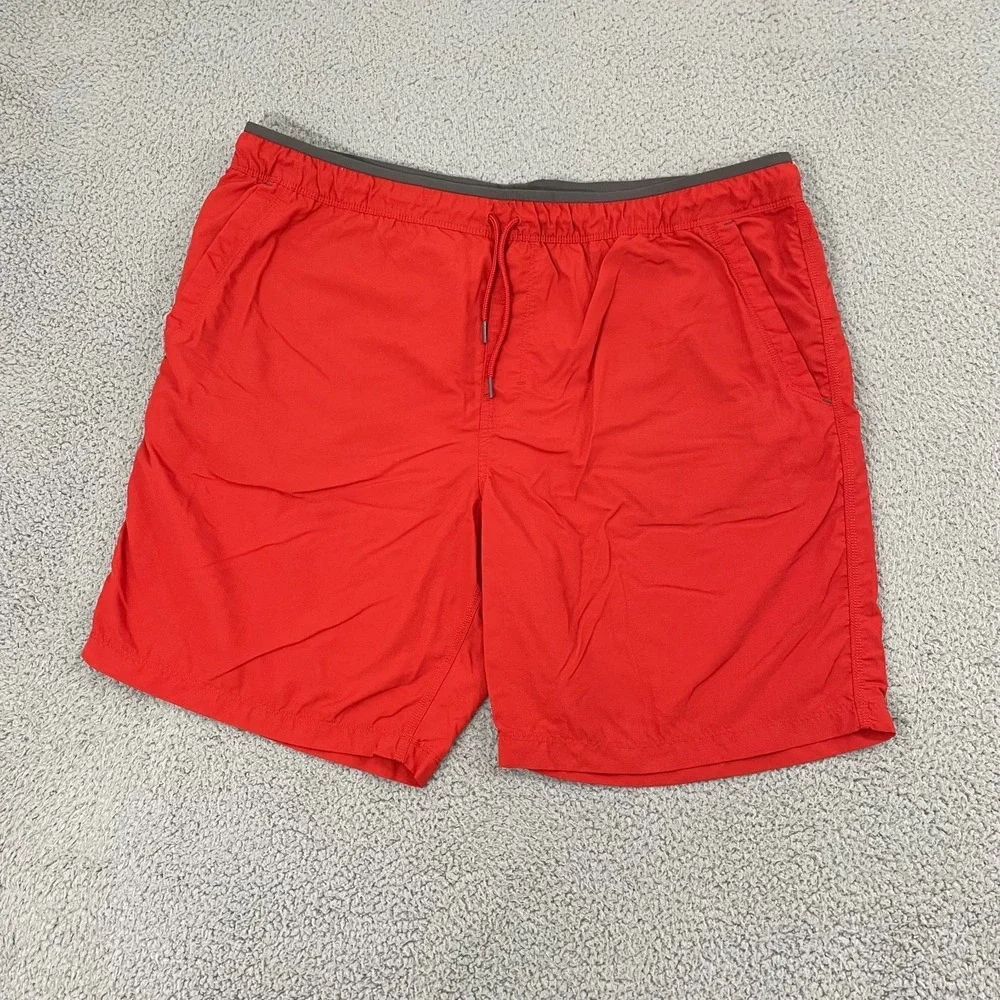 The North Face Home Game Shorts Men XL Red Outdoor Hiking Pull On
